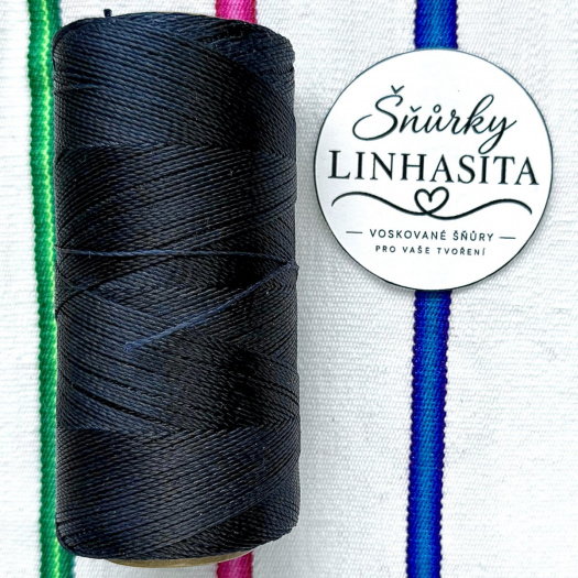 Linhasita 0,5 mm 225 celá cívka (nejtmavší modrá)