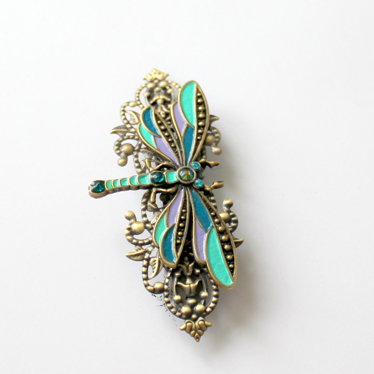 Luxusní francouzská sponka s vážkou