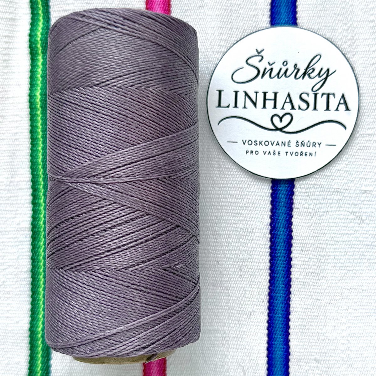 Linhasita 0,75 mm 232 celá cívka (bledá fialová)