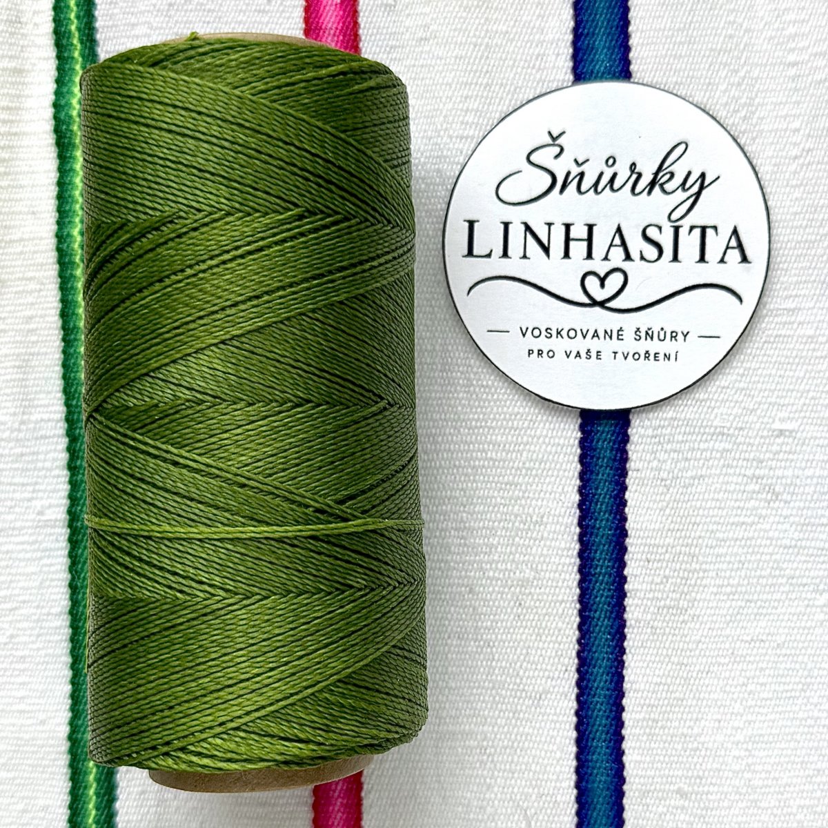 Linhasita 0,75 mm 352 celá cívka (zelená)