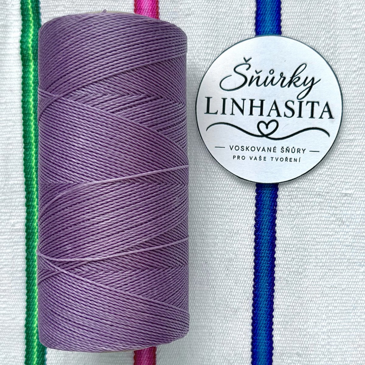 Linhasita 0,75 mm 236 celá cívka (levandulová)