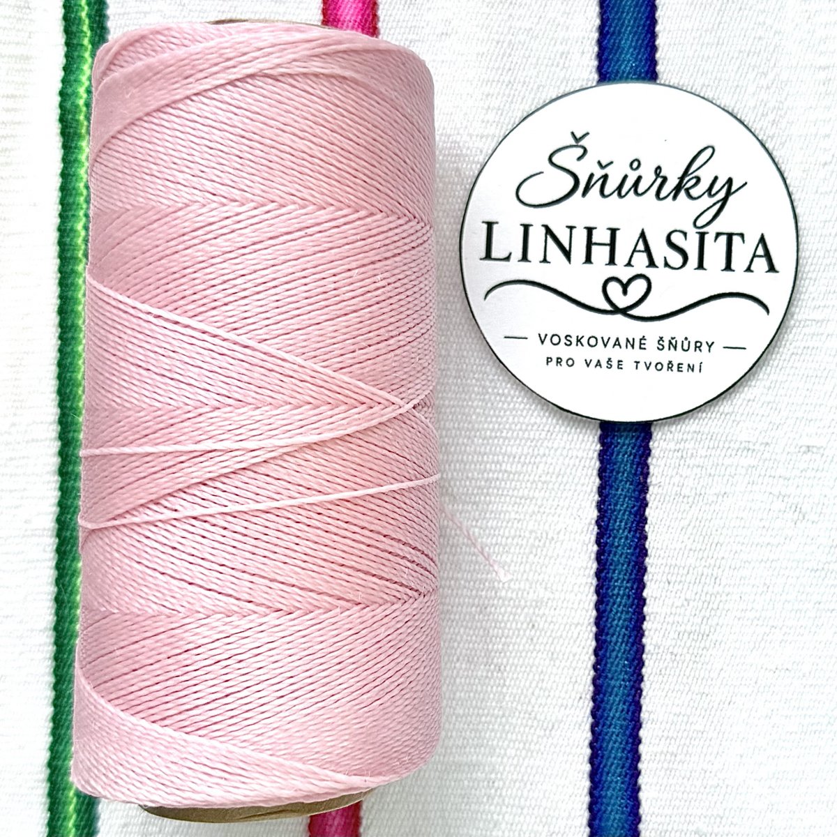 Linhasita 0,5 mm 239 celá cívka (světlá růžová)