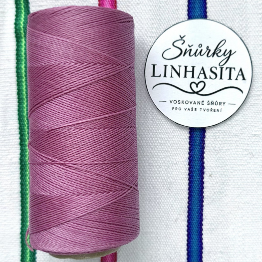 Linhasita 0,75 mm 323 celá cívka (růžová)