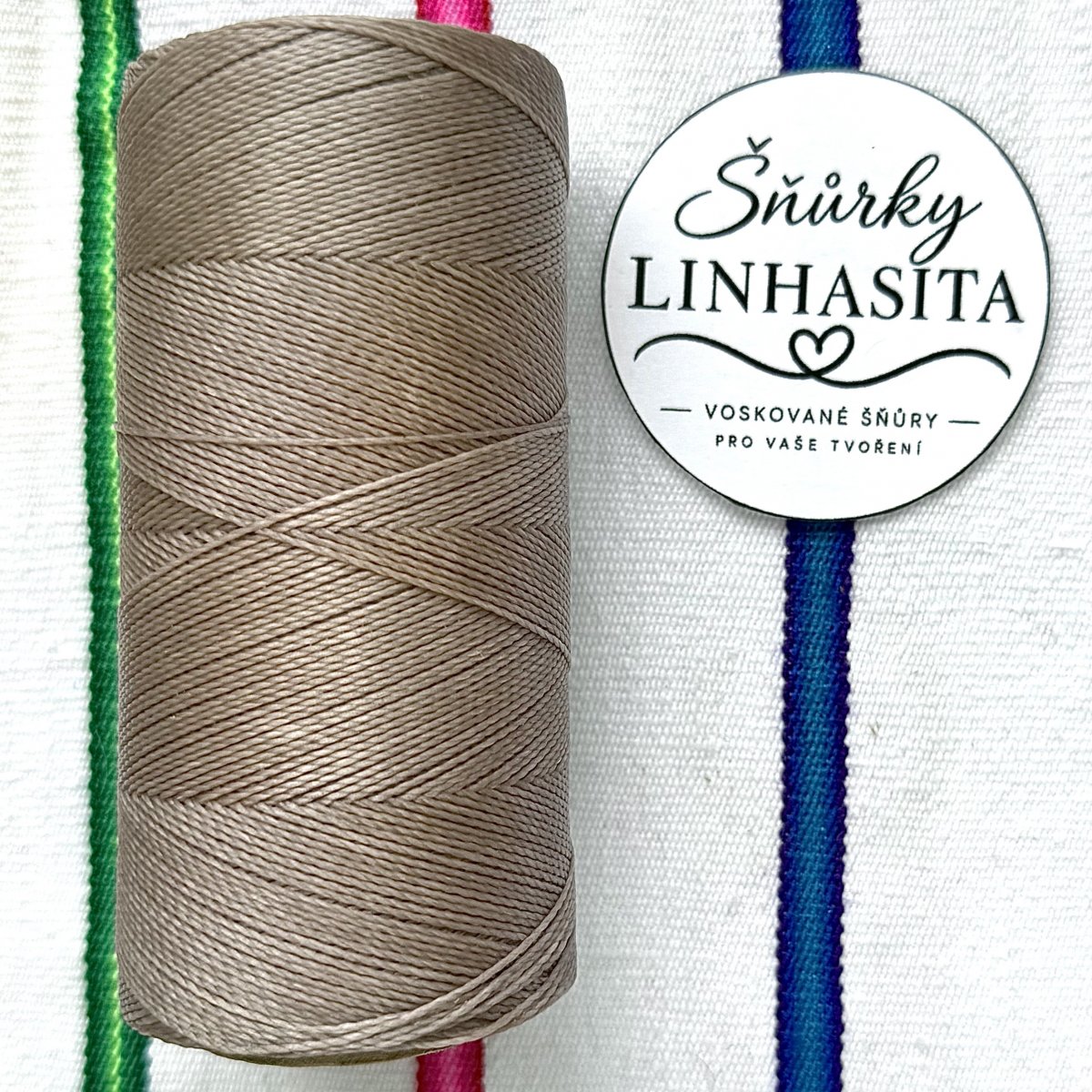 Linhasita 0,5 mm 317 celá cívka (béžová)