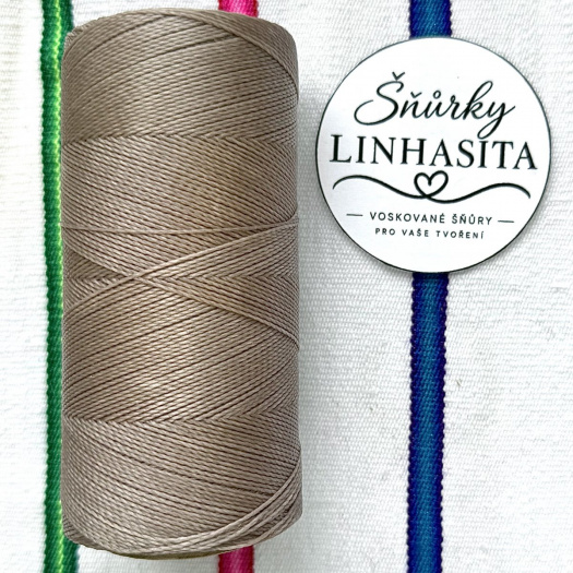 Linhasita 0,5 mm 317 celá cívka (béžová)