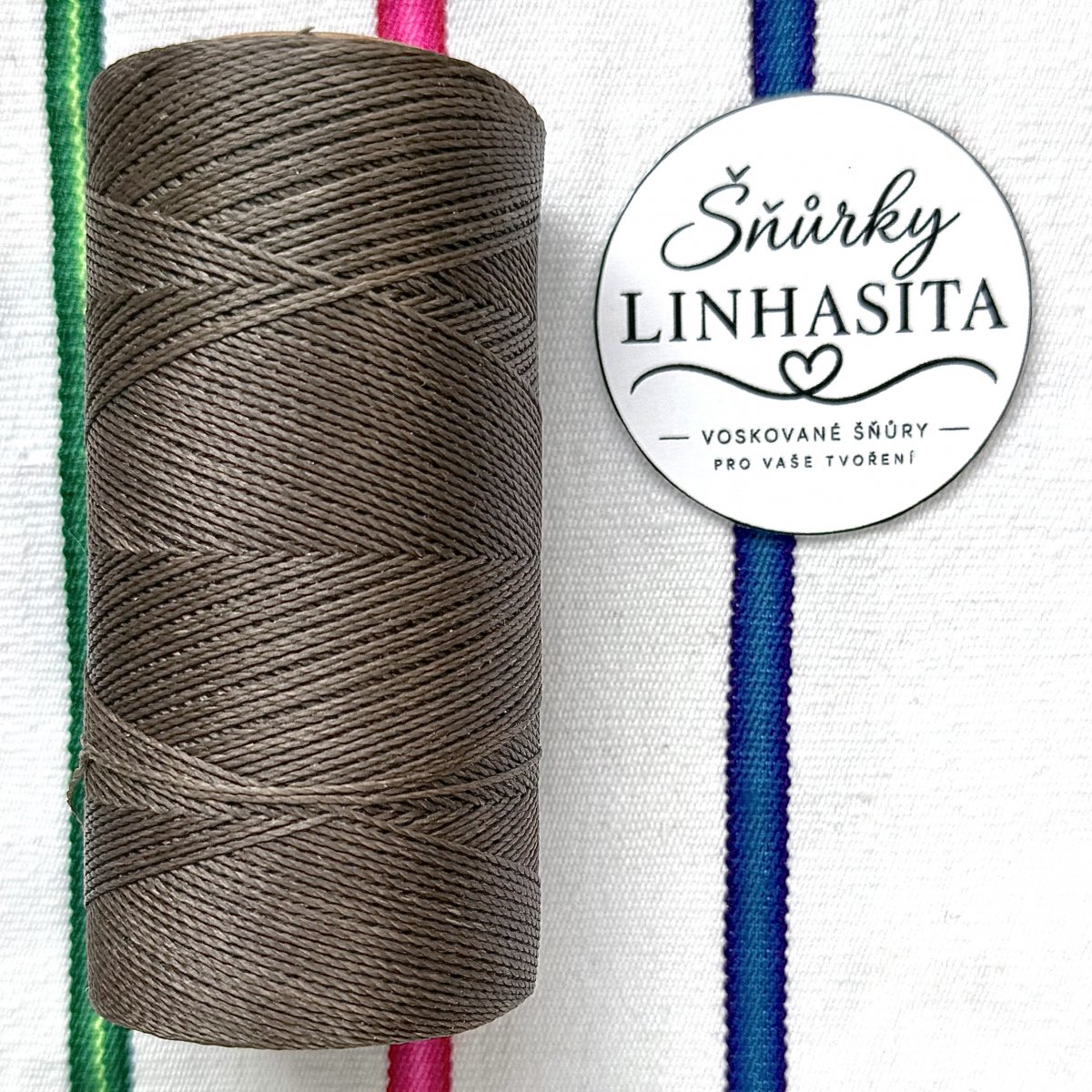 Linhasita 0,75 mm 511 celá cívka (středně hnědá)