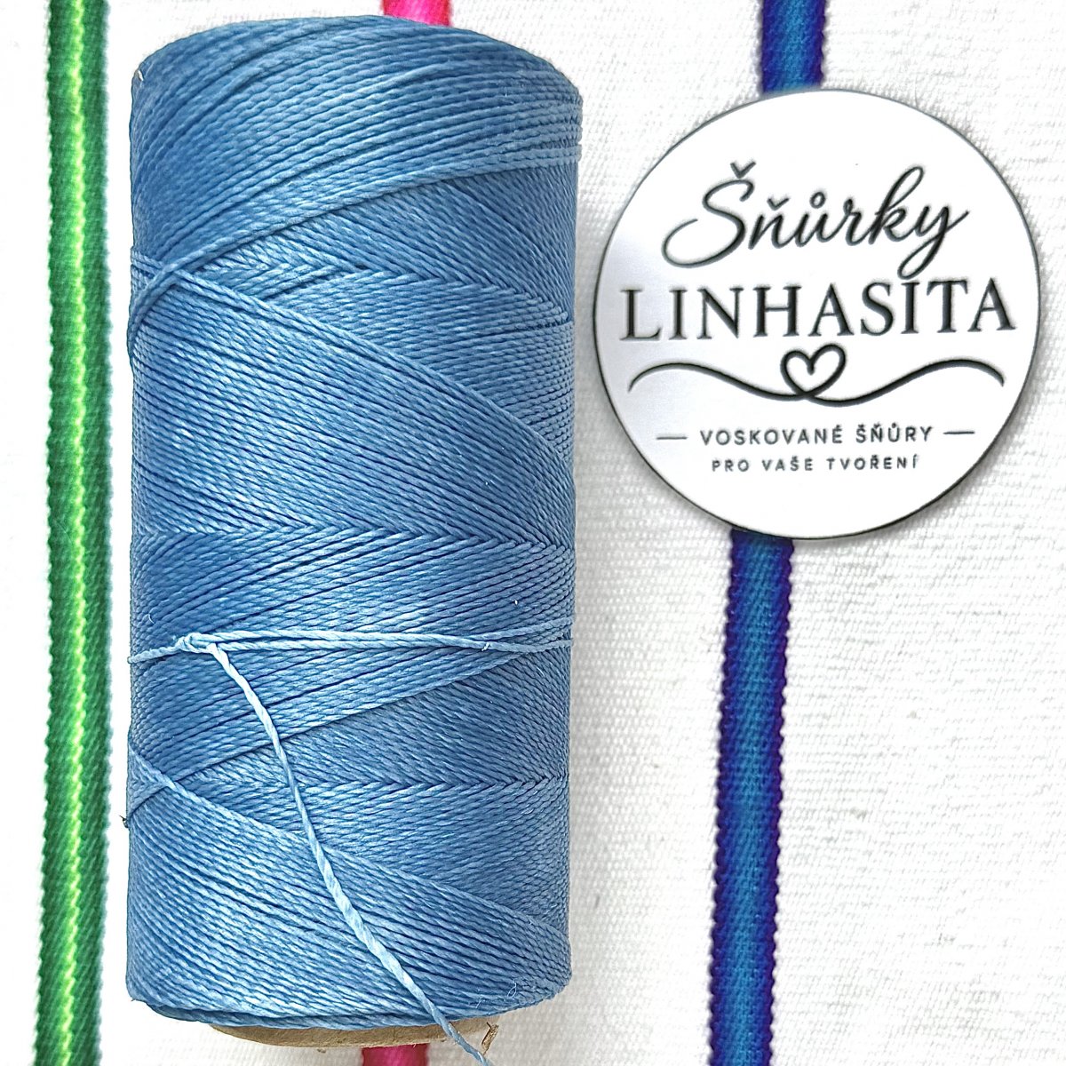 Linhasita 0,5 mm 606 celá cívka (světlá modrá)
