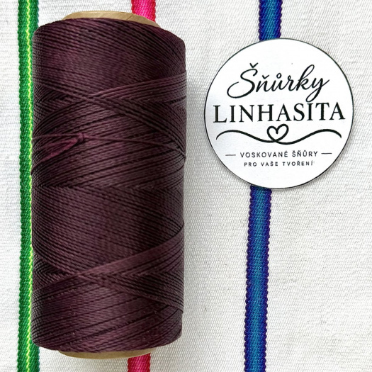 Linhasita 0,5 mm 630 celá cívka (tmavě purpurová)