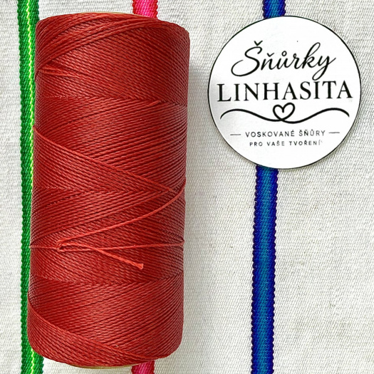Linhasita 0,5 mm 677 celá cívka (červená)