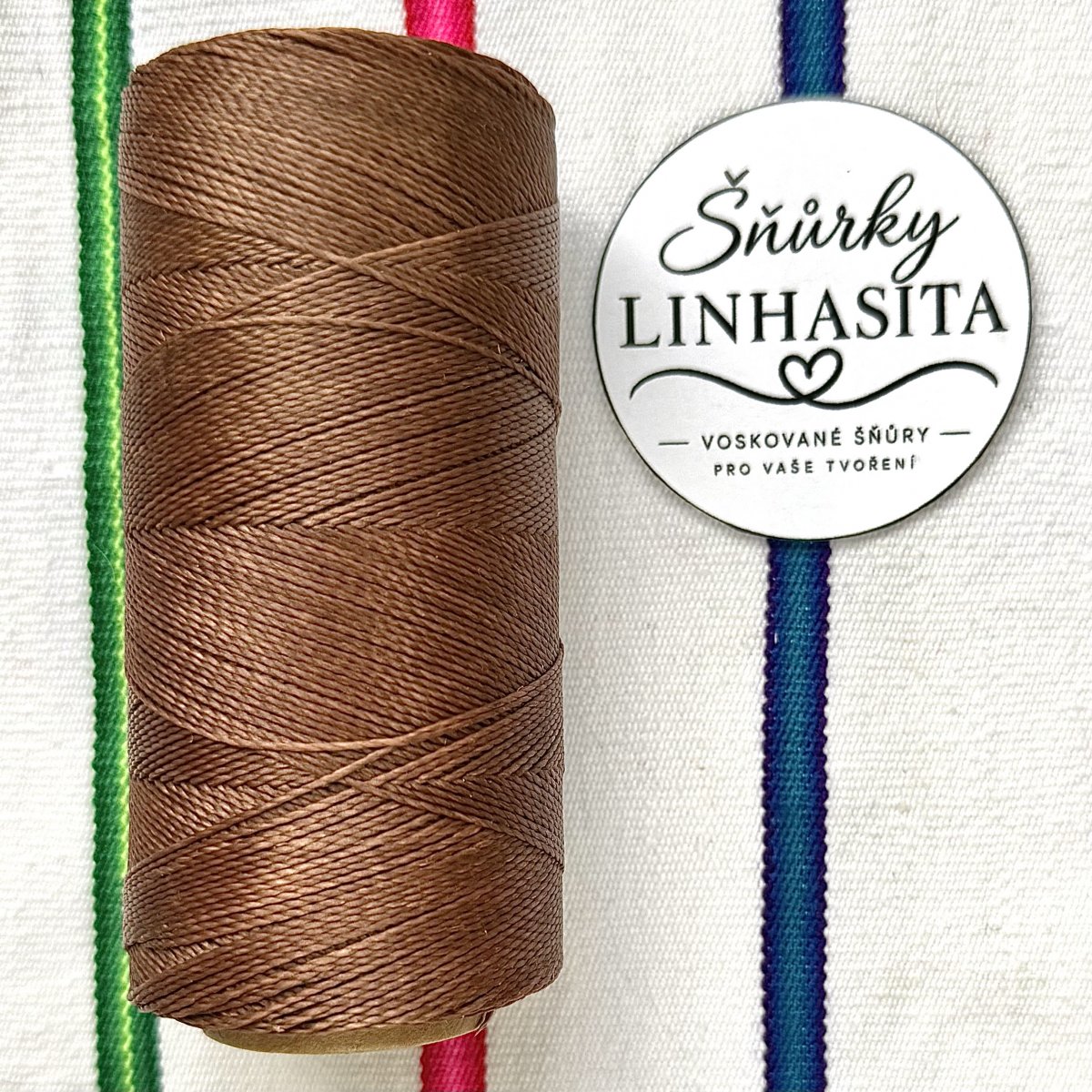 Linhasita 0,5 mm 788 celá cívka (hnědá)