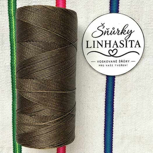 Linhasita 0,5 mm 844 celá cívka (studená hnědá)