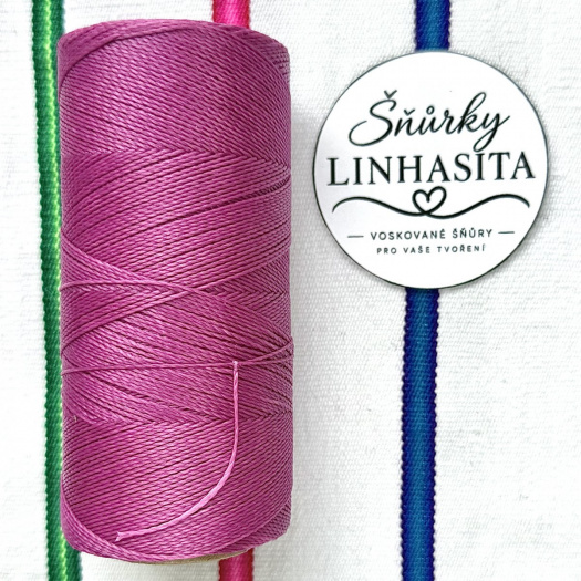 Linhasita 0,5 mm 899 celá cívka (tmavší růžová)