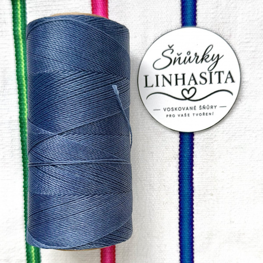 Linhasita 0,75 mm 1037 celá cívka (středně modrá)