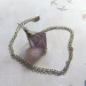 Náhrdelník řetízek s fluoritem (NK2978)