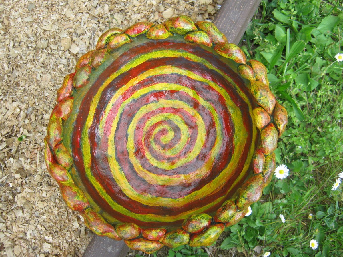 veliká mísa petrobarevná