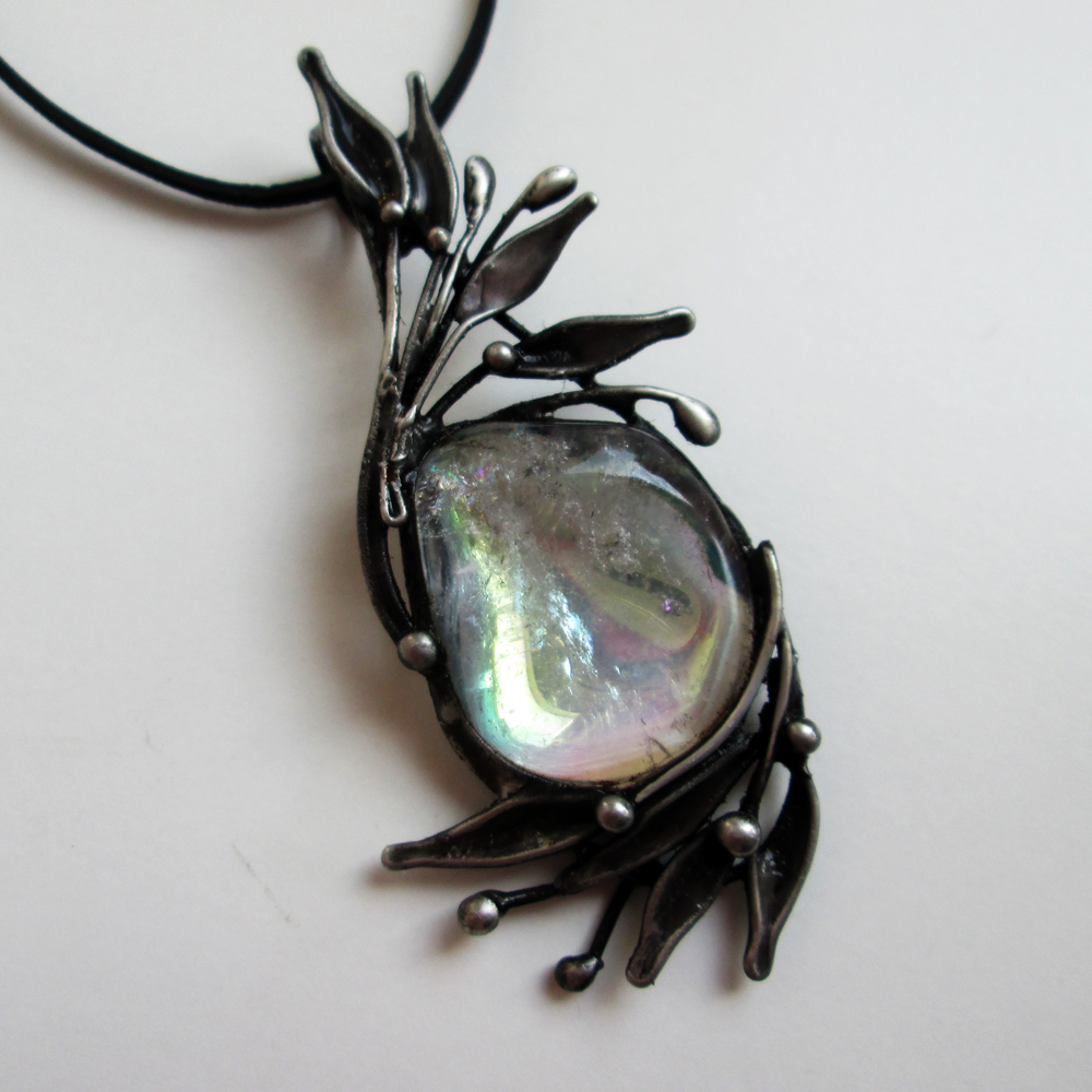 Křišťál aqua aura