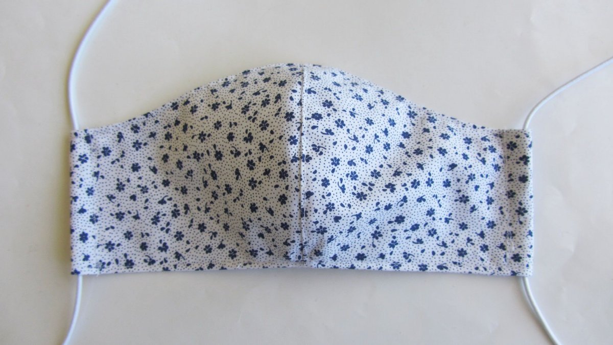 Rouška - Modrá kvítka