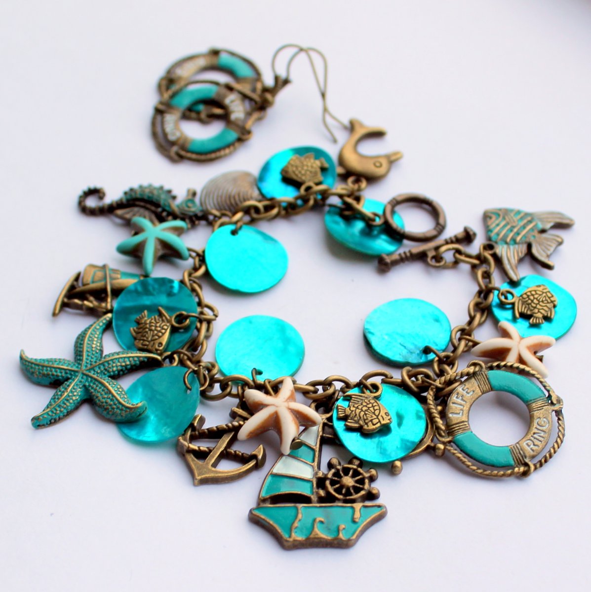 Kouzla útesů - náramek + náušnice zdarma