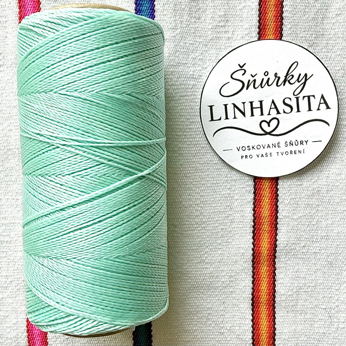 Linhasita 0,75 mm 1444 celá cívka (mint)