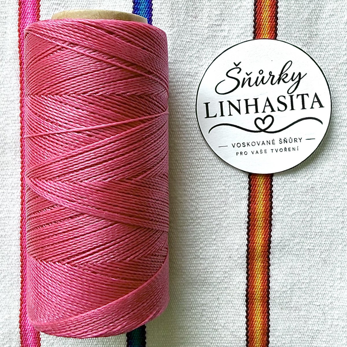 Linhasita 0,5 mm 1435 celá cívka (malinová)