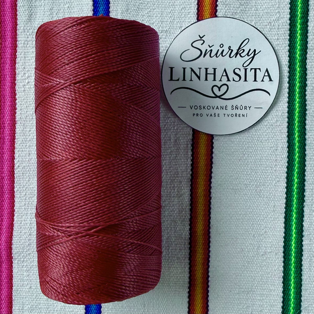 Linhasita 0,5 mm 44 celá cívka (červená)
