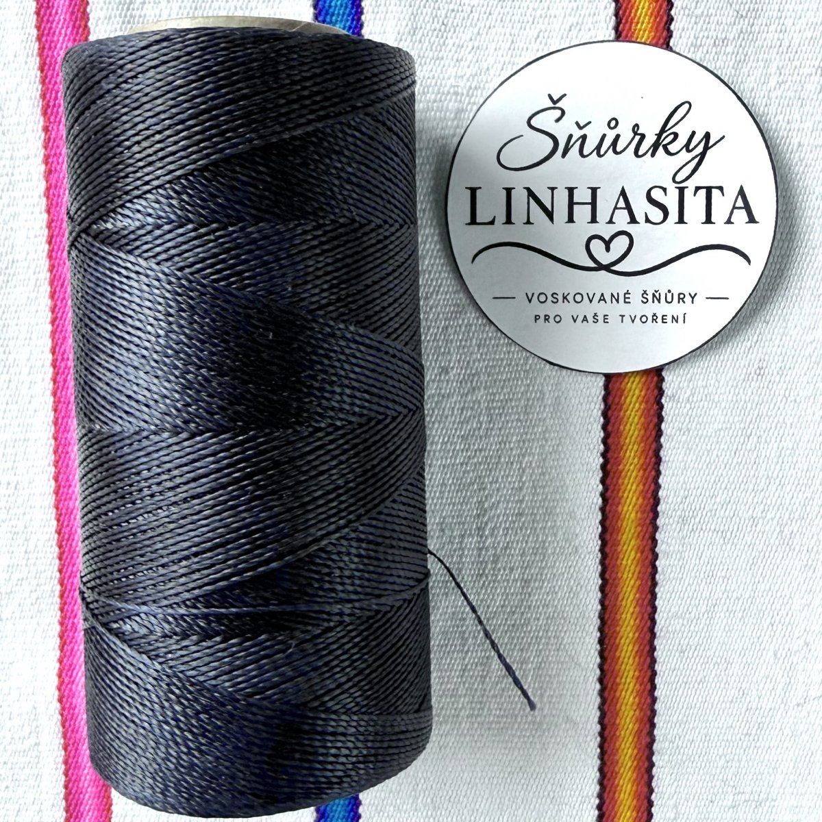 Linhasita 0,5 mm 73 celá cívka (tmavě modrá)
