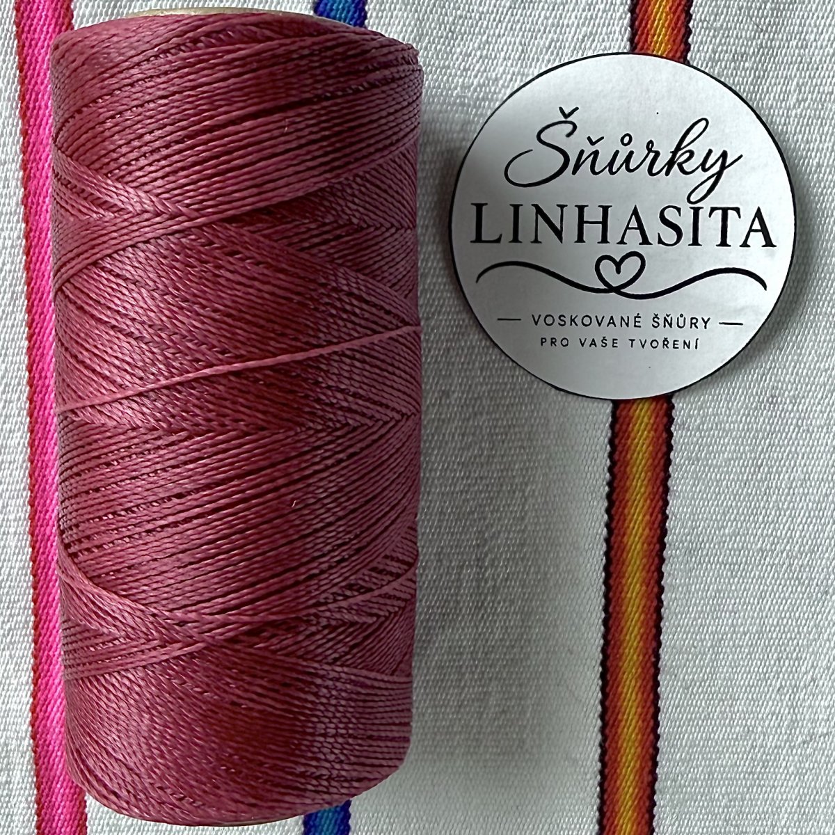 Linhasita 0,5 mm 235 celá cívka (malinově červená)