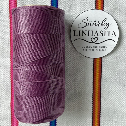 Linhasita 0,5 mm 360 celá cívka (nachová)