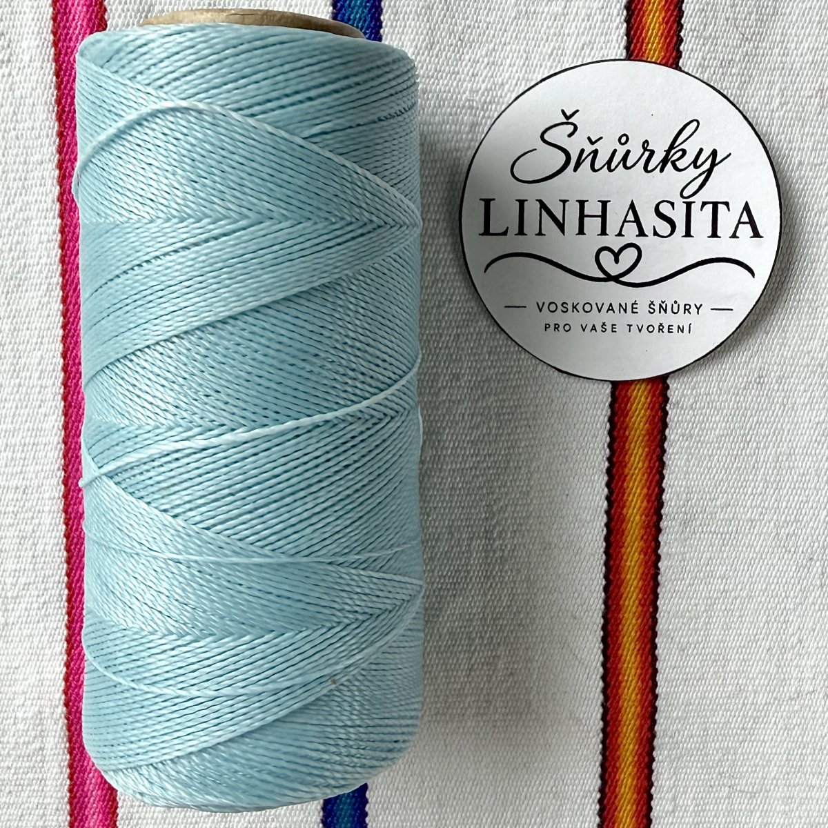 Linhasita 0,5 mm 605 celá cívka (akvamarínová)