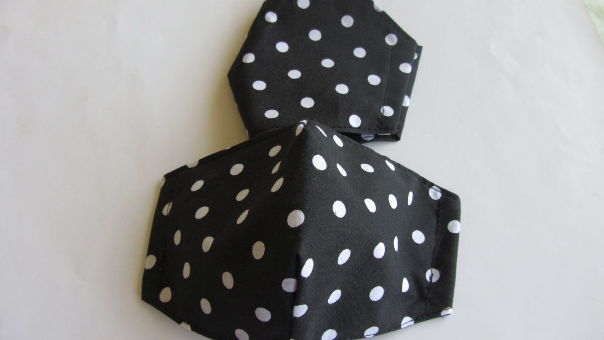 Rouška dvouvrstvá - Puntíkatá