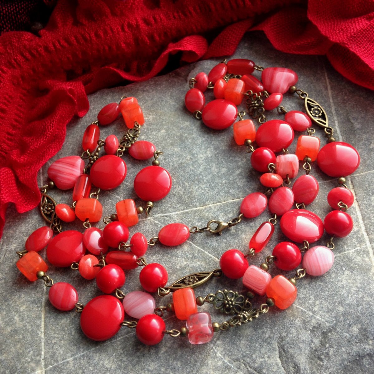 Náhrdelník Šípkový čaj