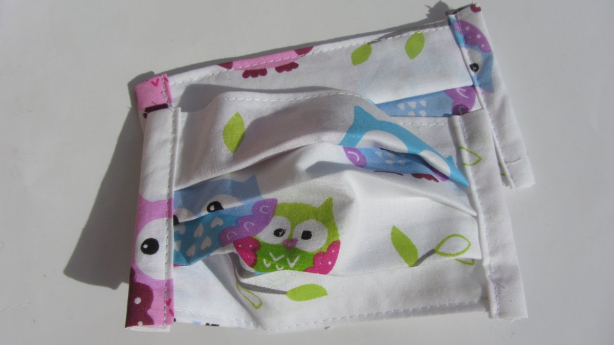 Rouška dětská - Sovičky