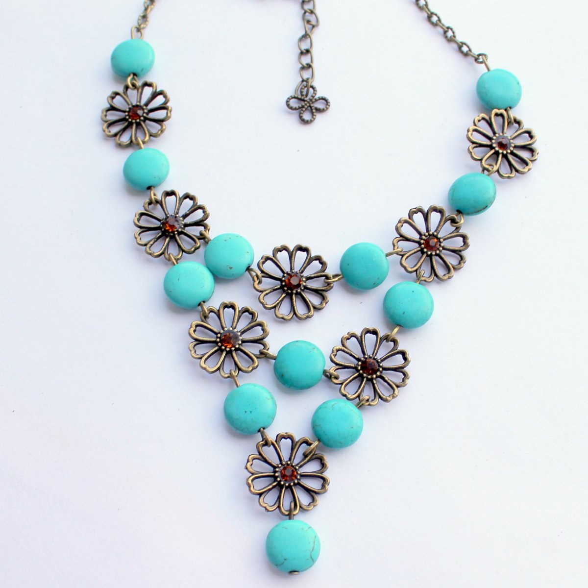 Rozkvetlý náhrdelník (souprava)