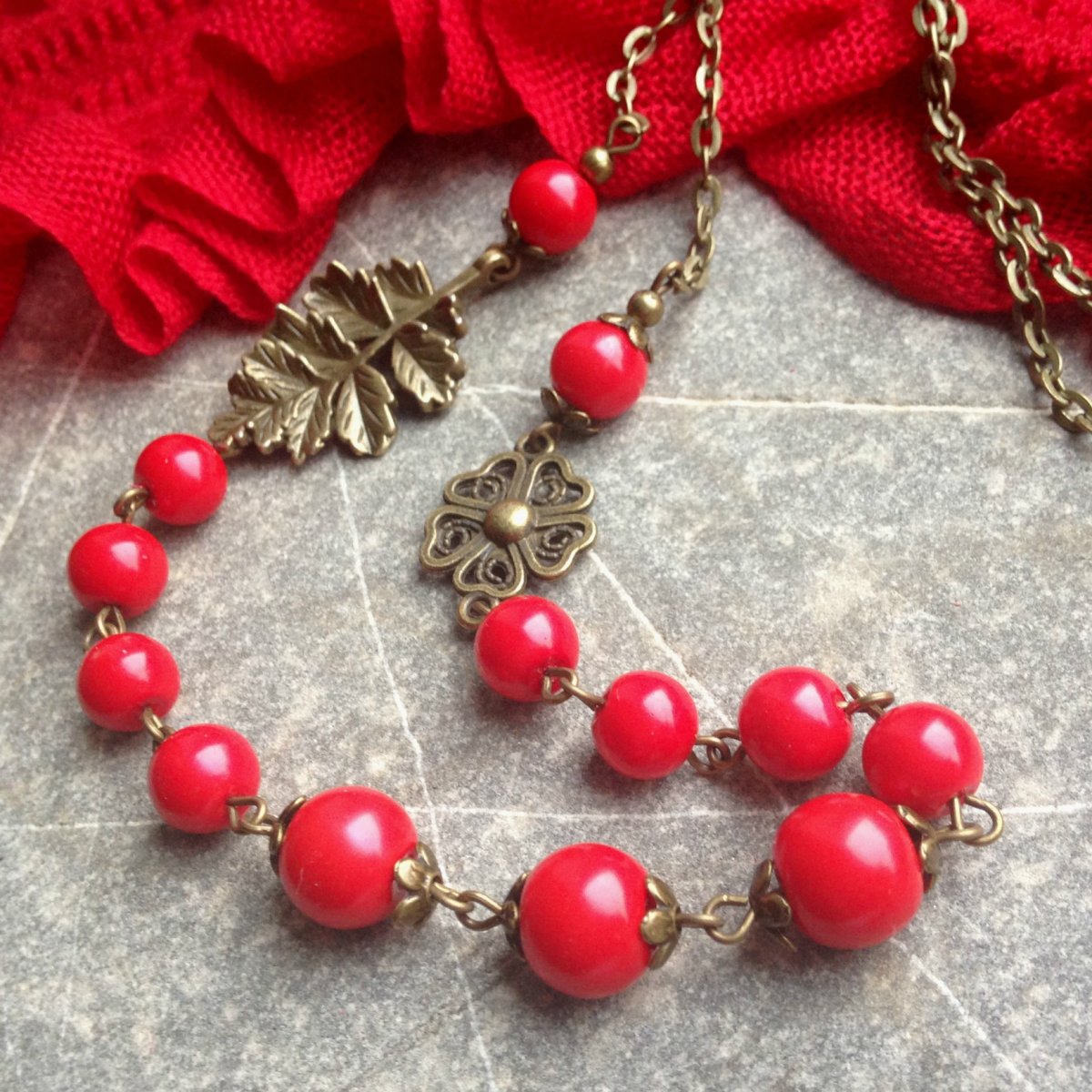 Jeřabinky - korálky