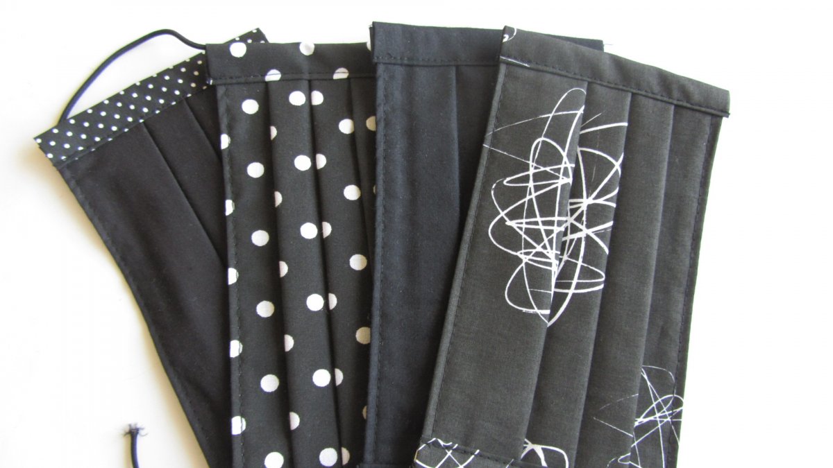 Roušky dvouvrstvé - Černé