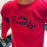 Dětské červené šaty Princess 92,110,116
