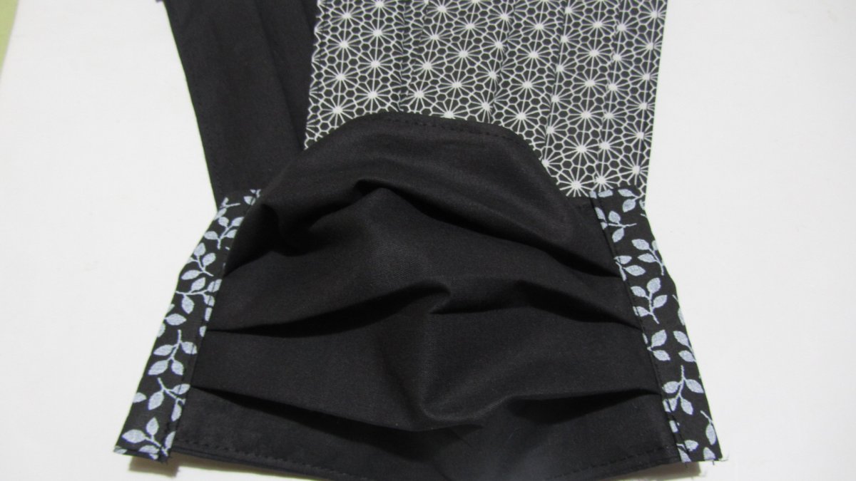 Rouška dvouvrstvá - Černé kombinace