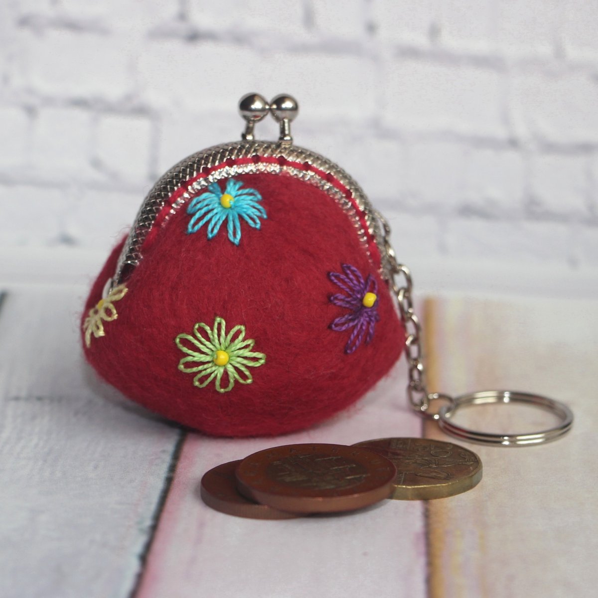 Mincovka - červená minikabelka, minikabelčička