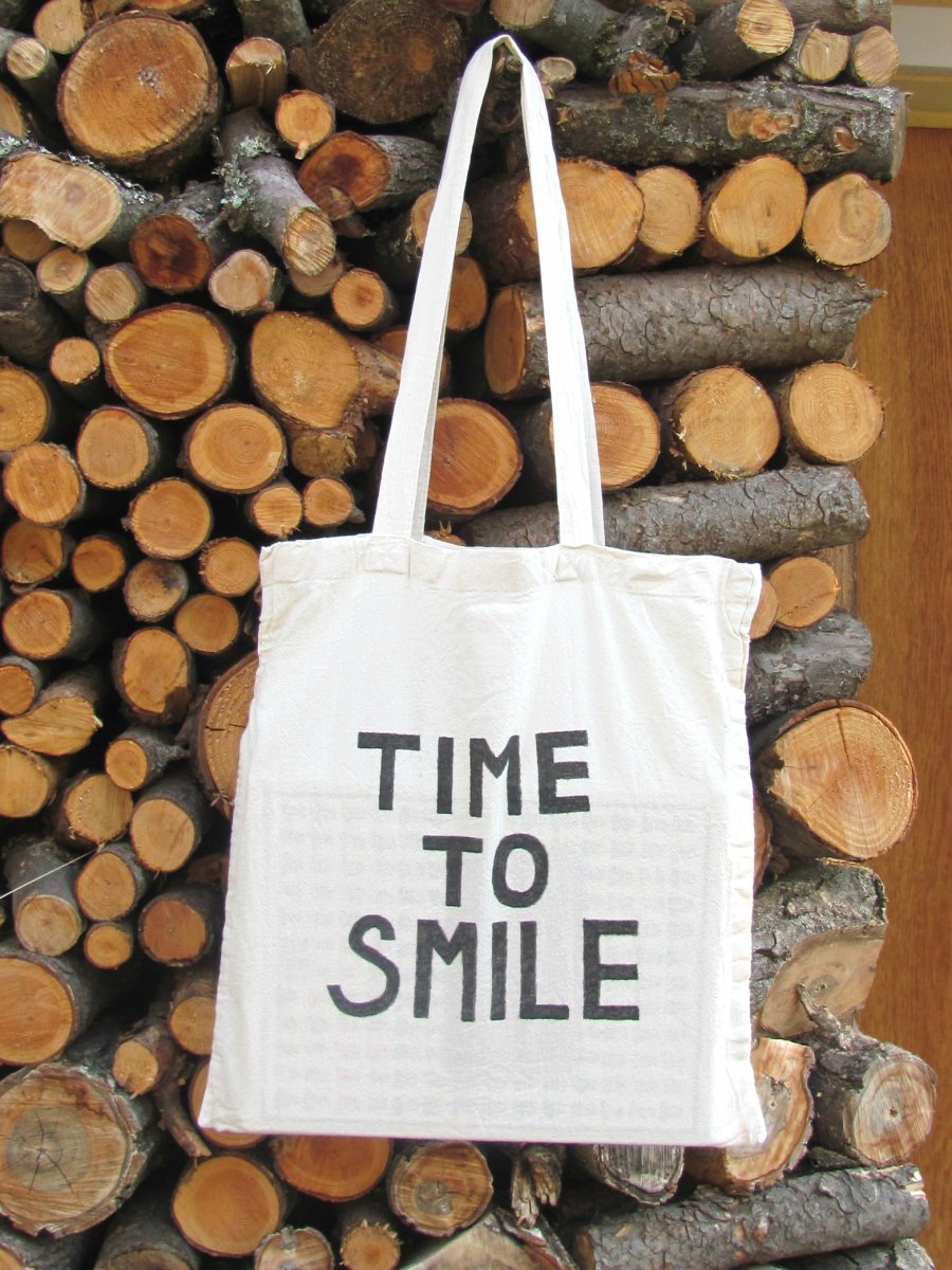 plátěnka TIME TO SMILE :)