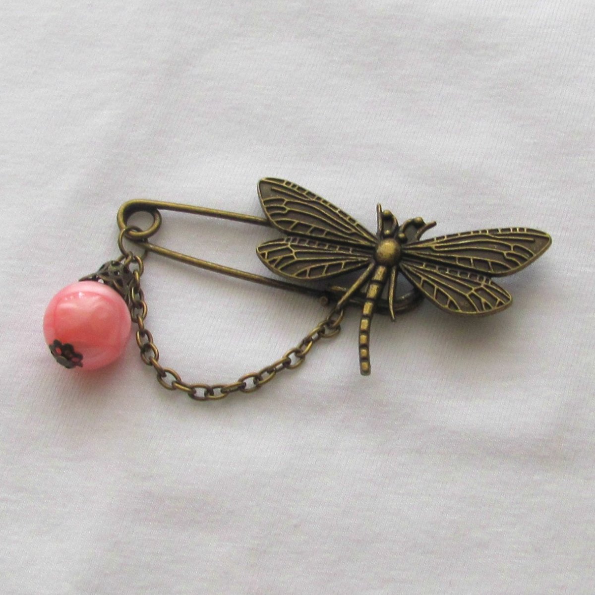 Ozdobný spínací špendlík, vážka 2