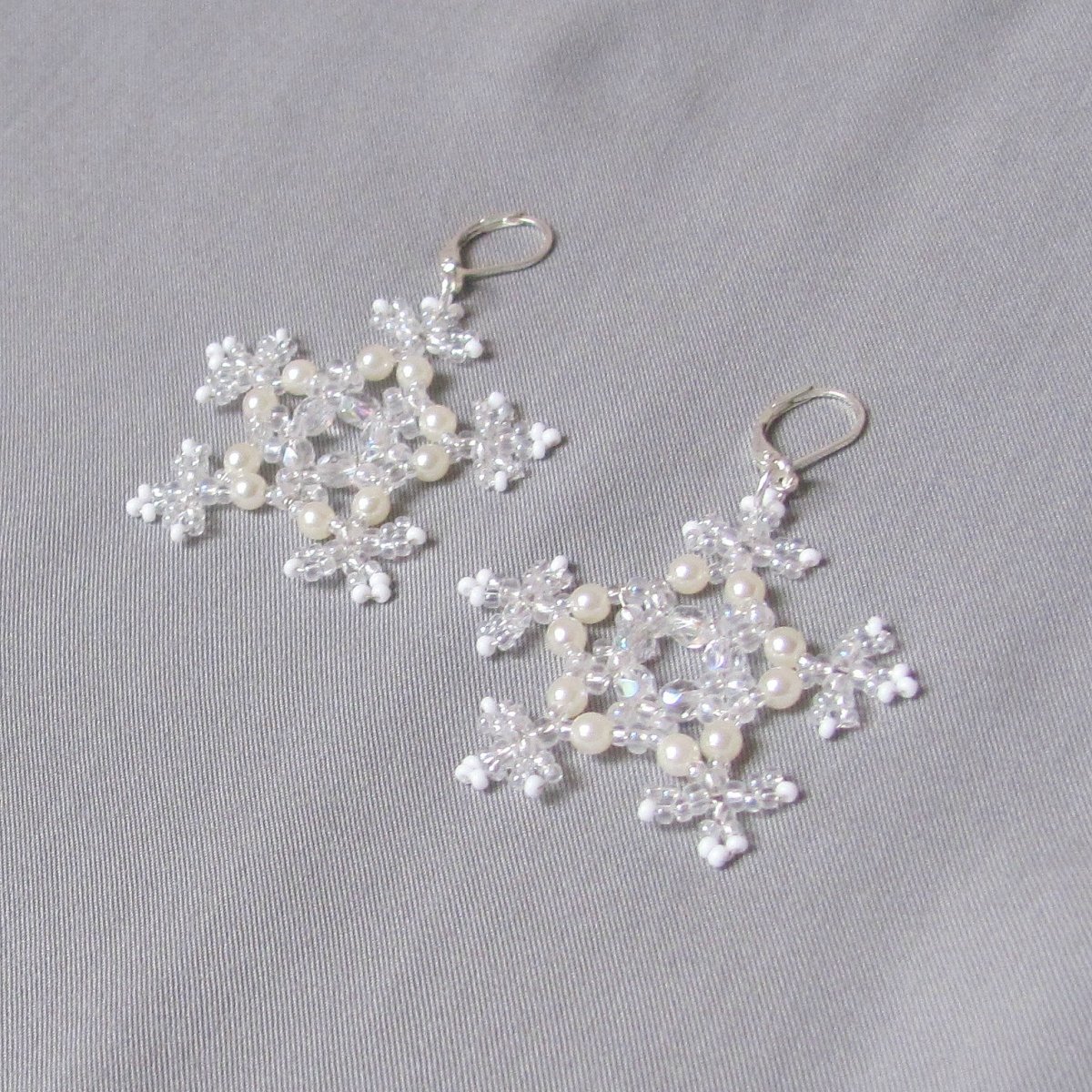 Sněhové vločky čiré, velké