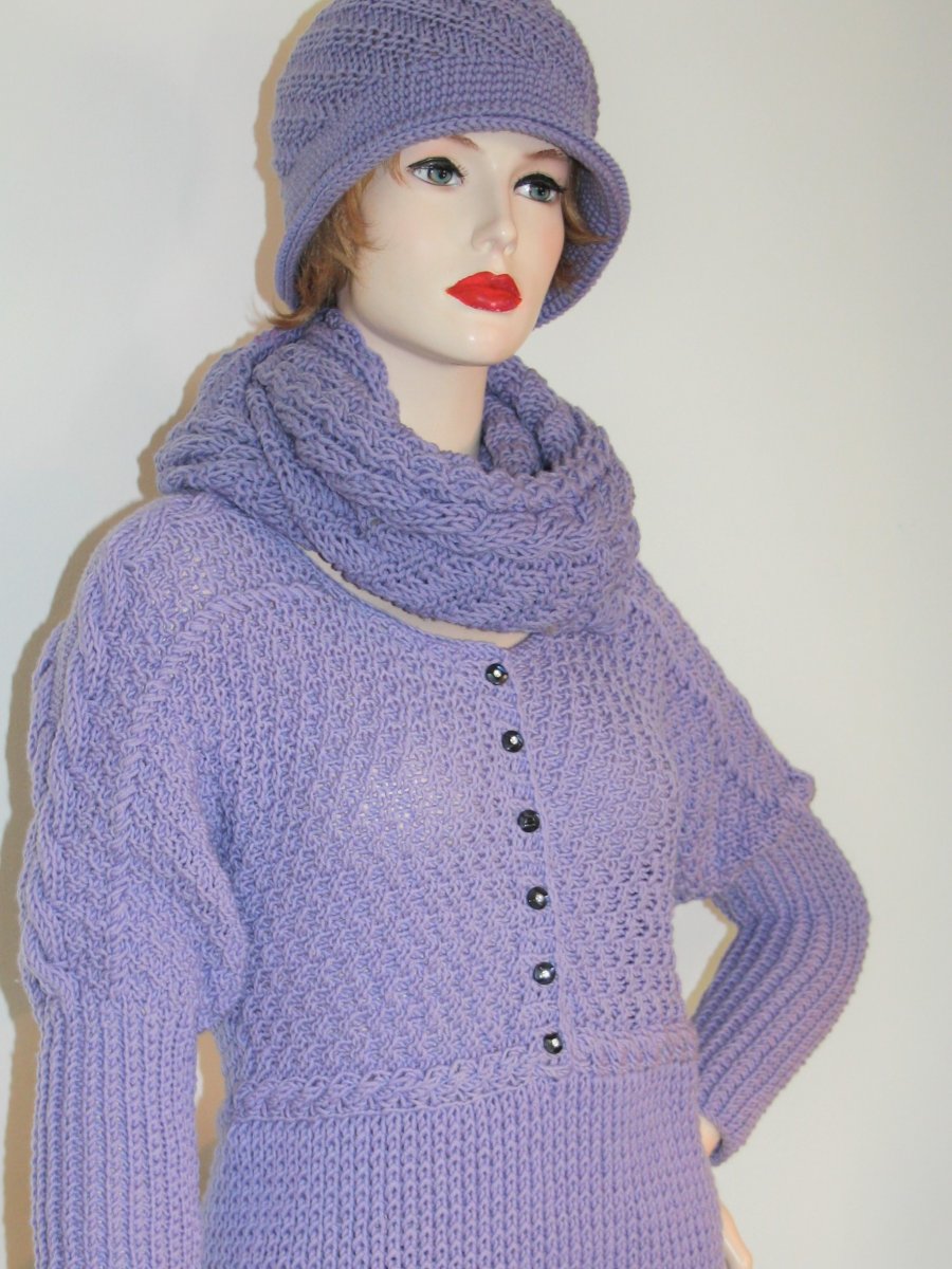 Světle fialová souprava