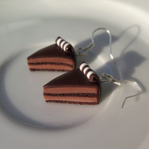 Čokoládový dortík s trubičkou