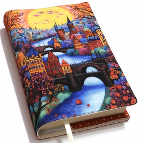 PRAHA -  nastavitelný obal na knihu