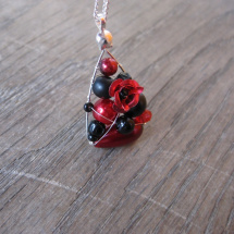 Black & Red - náhrdelník