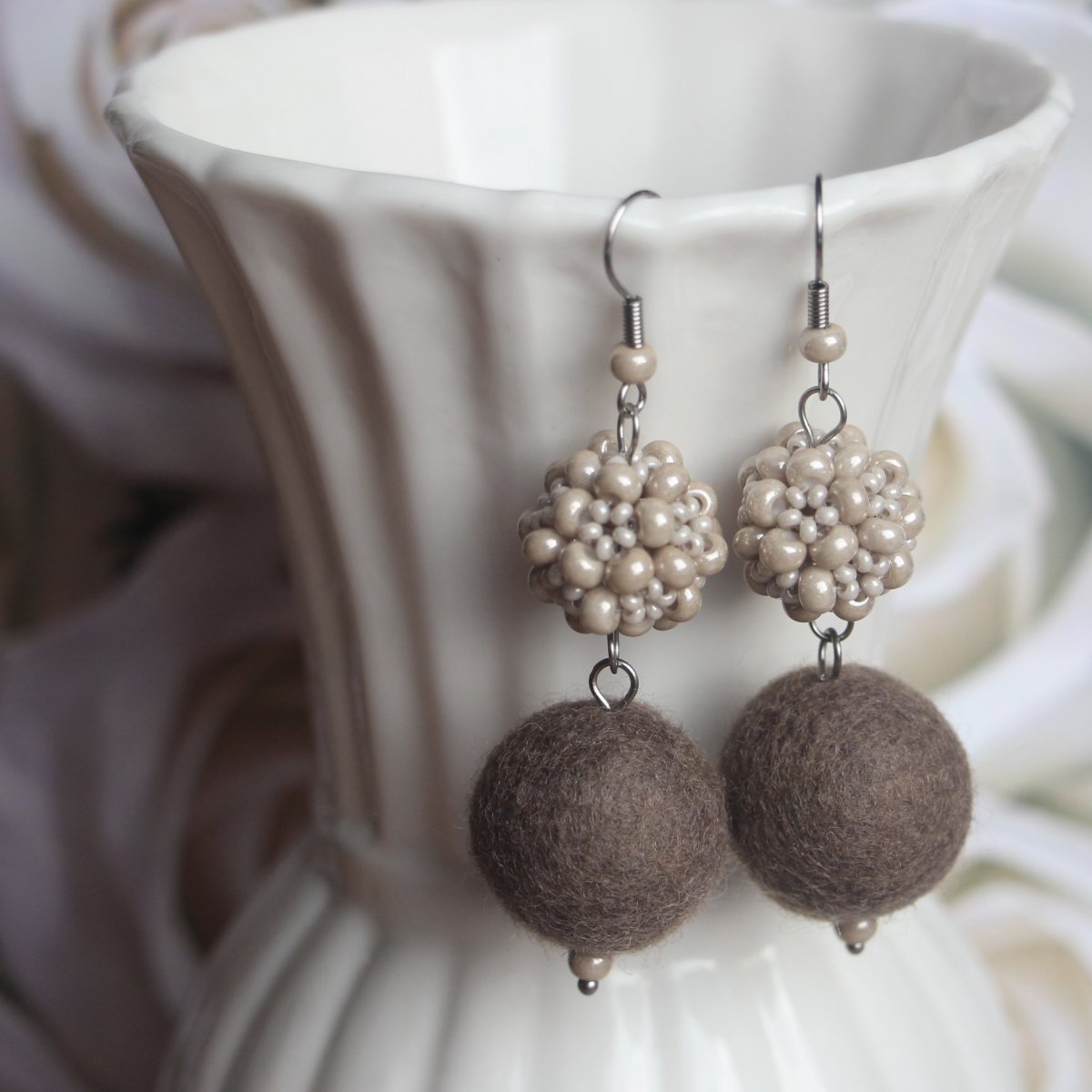 Náušnice - Starobylé tmavé