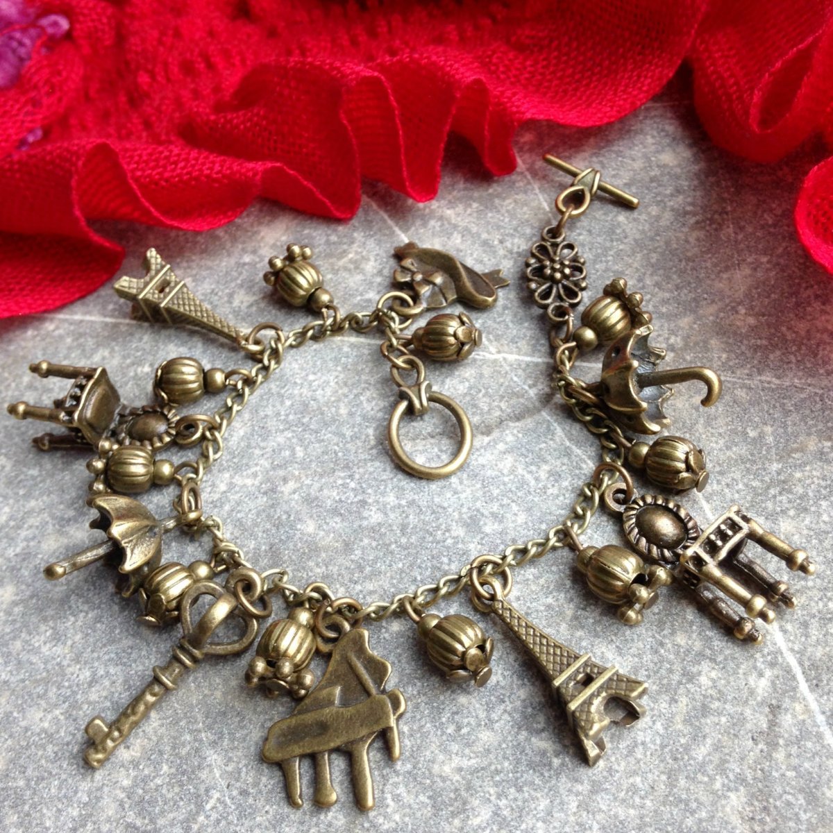 Návštěva Paříže - náramek