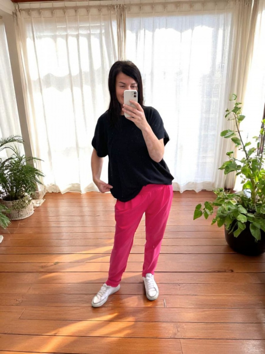 Dámské kalhoty pink - L/XL