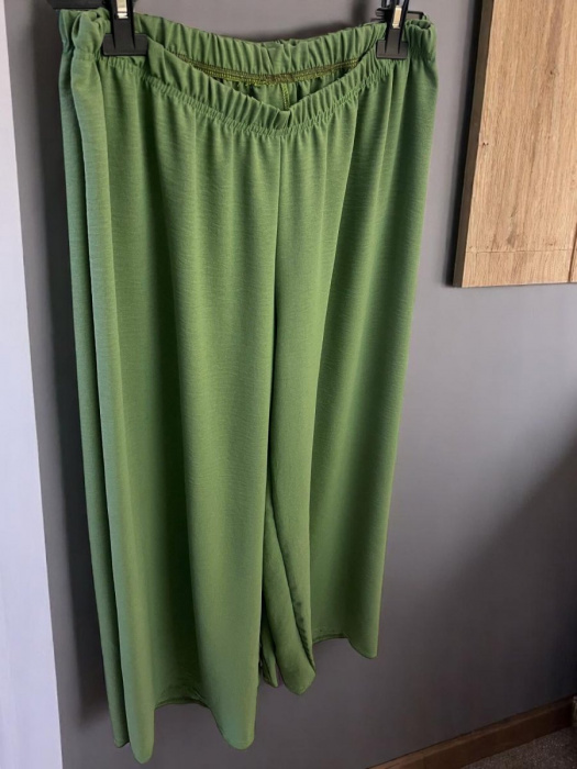 Dámské kalhoty kreš khaki - M/L,S/M