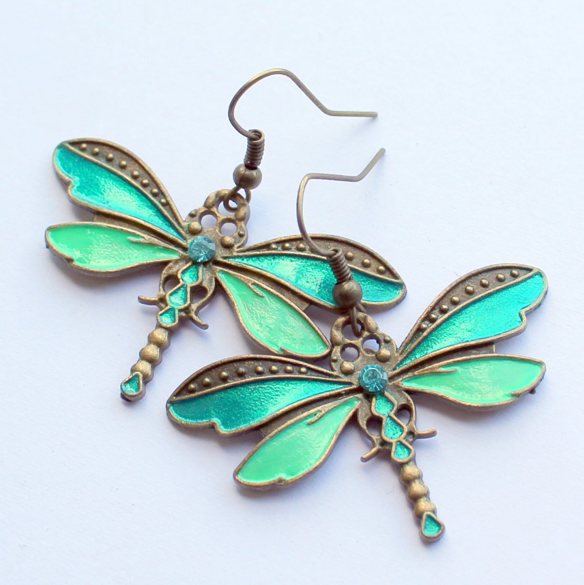 Vážky - náušnice